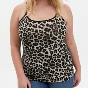 TORRID Leopard Cheetah Animal Print Foxy Cami Sz 3